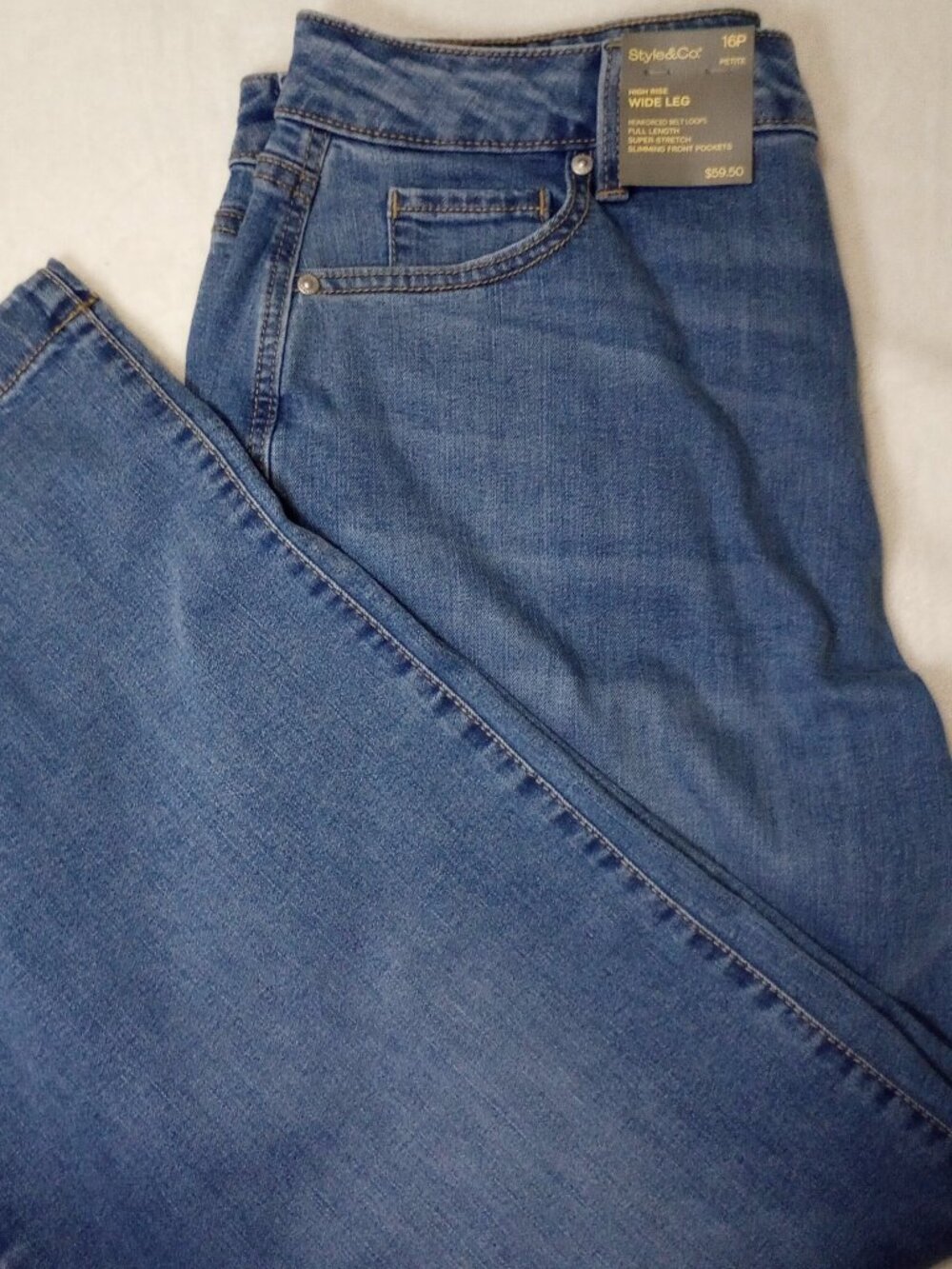 Style & Co Wide leg jeans